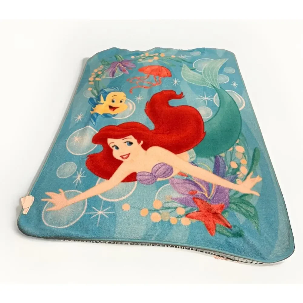 Disney Ariel The Little Mermaid Fleece Throw Blanket Northwest 60” X 42” 3765/20